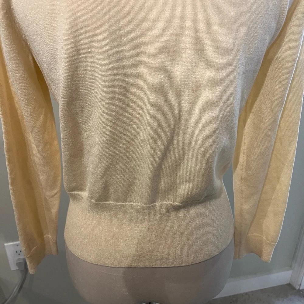 J. Crew Silk Blend Mock Neck Sweater